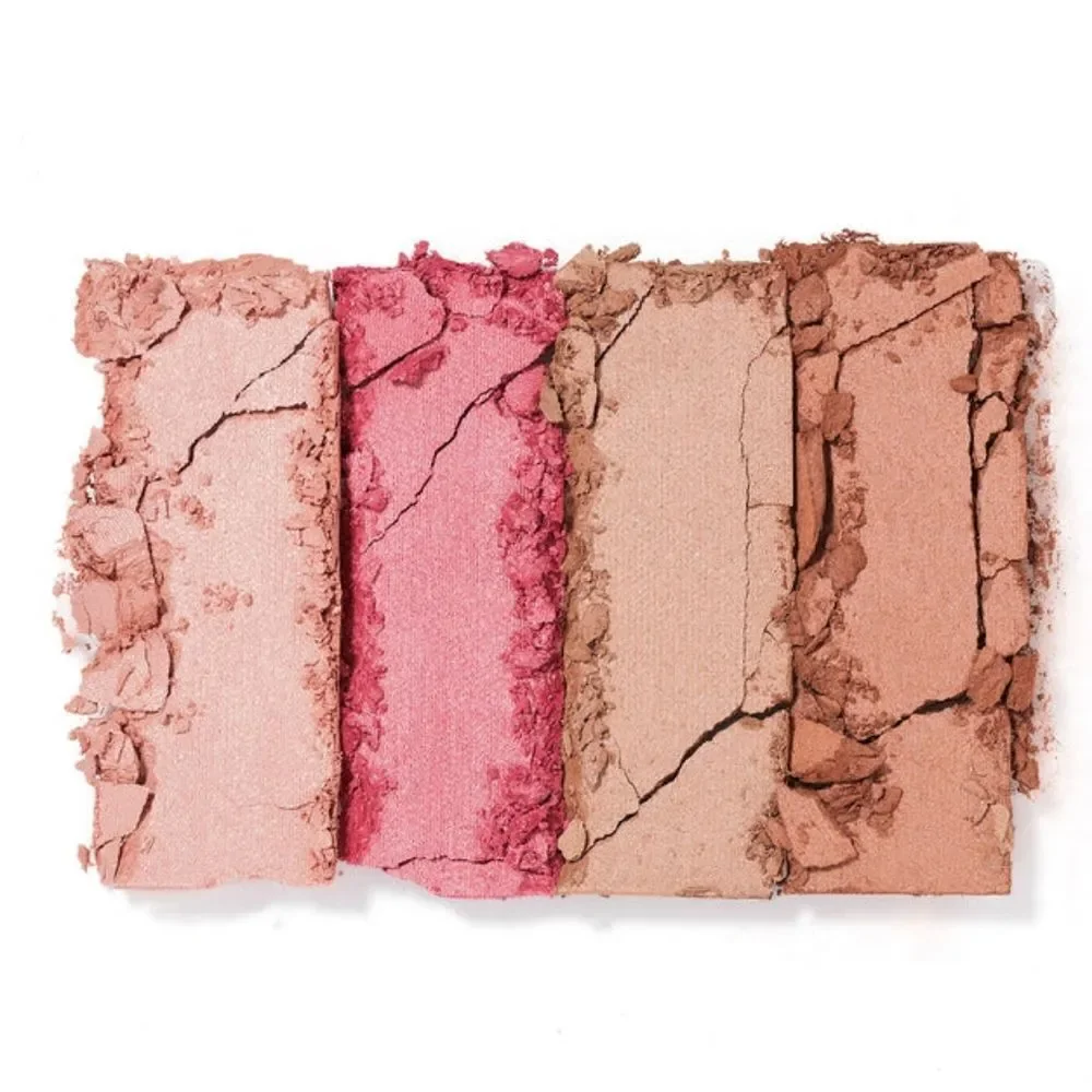 Wander Beauty Riviera Blush and Bronzer Palette-Peachy & Pink Pearl, Neutral Tan